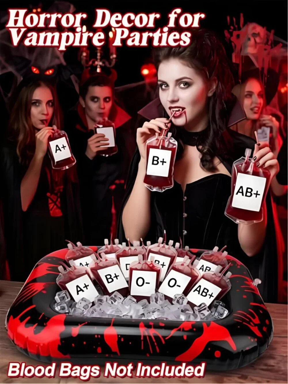 Halloween Inflatable Cooler for Party Decorations, 28'' x 22''